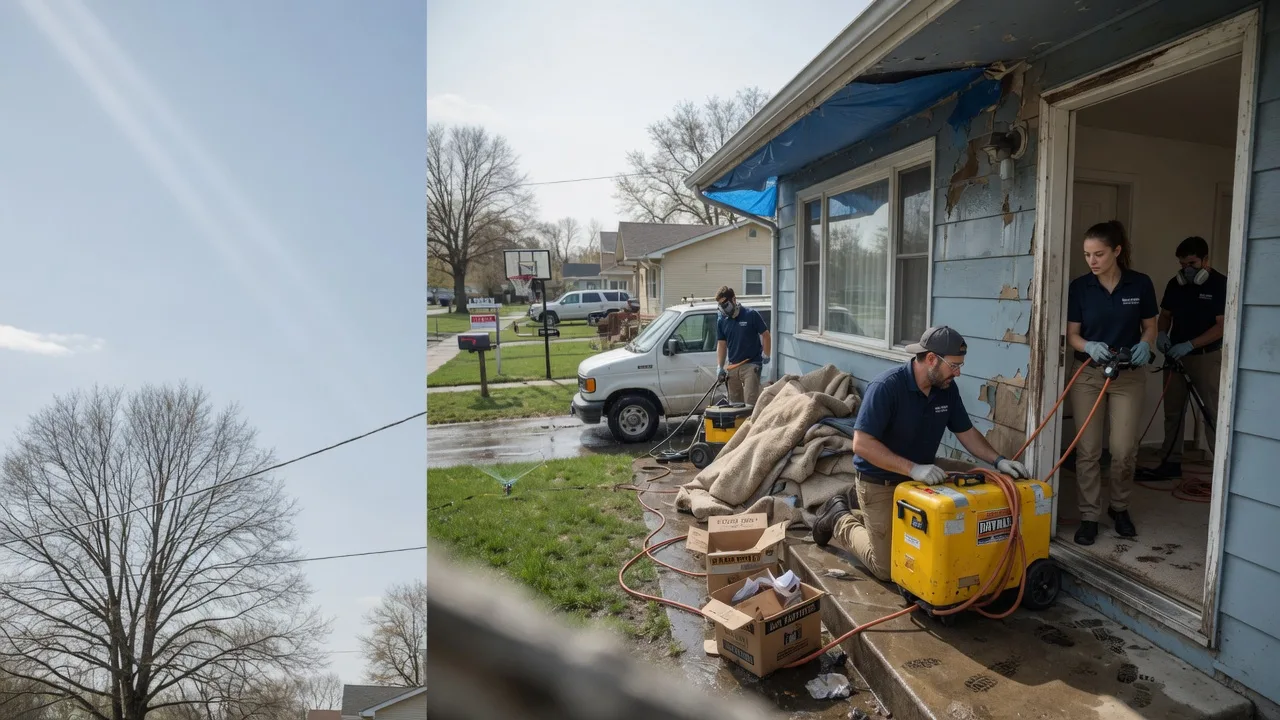 Basement Flood Cleanup in Raymore, MO near me